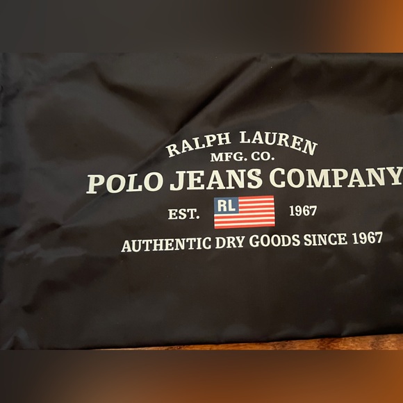 RARE- Polo Sports Extra Large Nylon Shopping Tote Bag - Navy - Picture 4 of 6